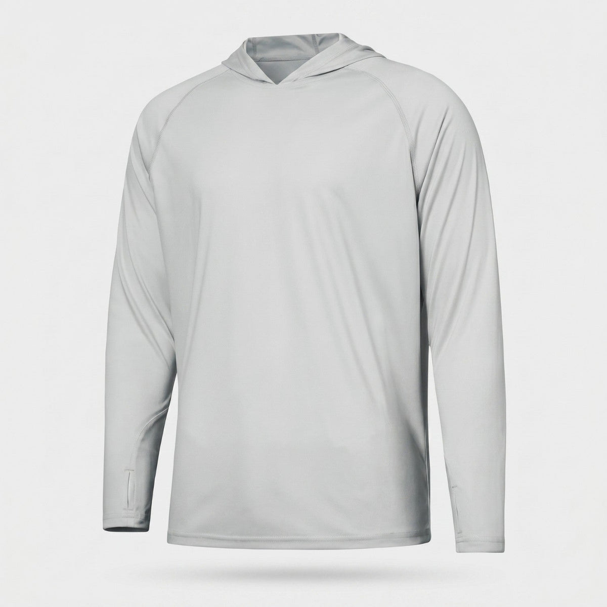 Herren UPF 50+ Sonnen-Hoodie – Leichtes Schnelltrocknendes Wander- & Angel-UV-Oberteil mit Daumenschlaufen