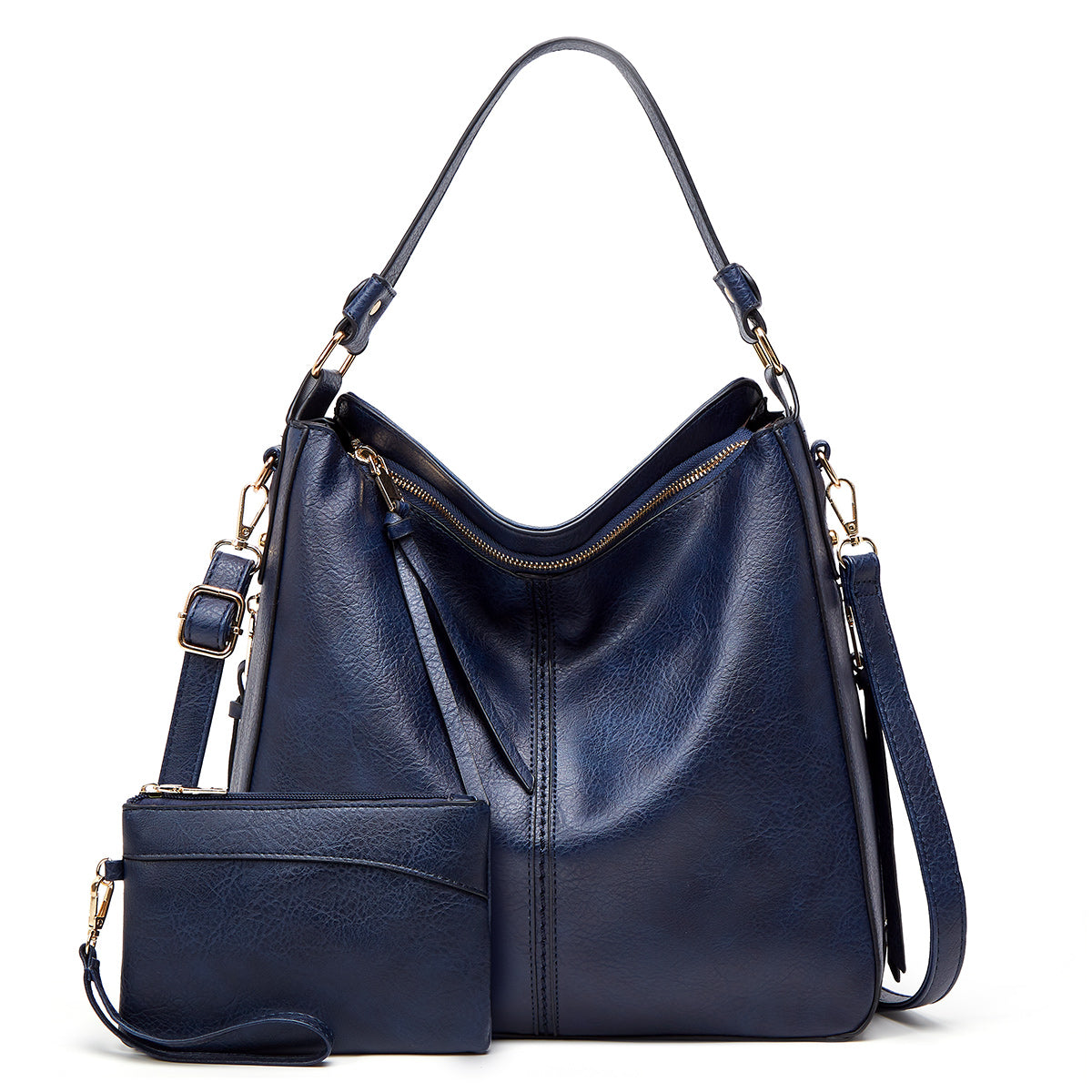 Luxury Leder Hobo Anti-Diebstahl Handtasche