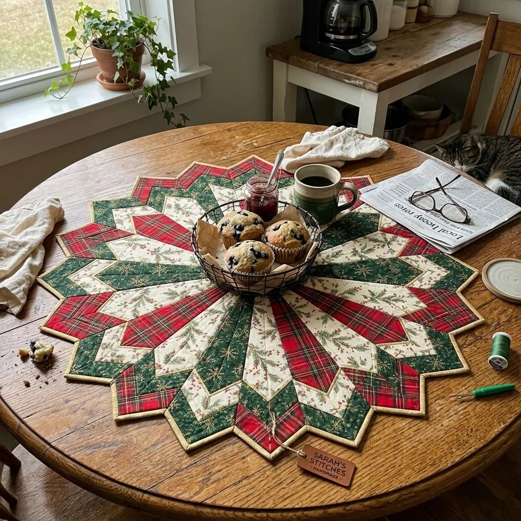 Holiday Star Table Topper Quilting Schablonen-Set