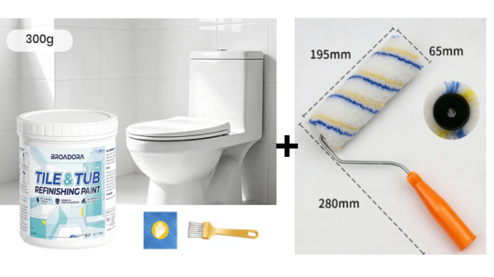 Badezimmer-Renovierungs-Farbset