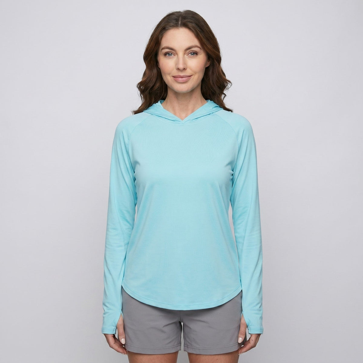 Damen-Sonnenhoodie - UPF 50+ Leichtes Kapuzen-UV-Schutz-Oberteil