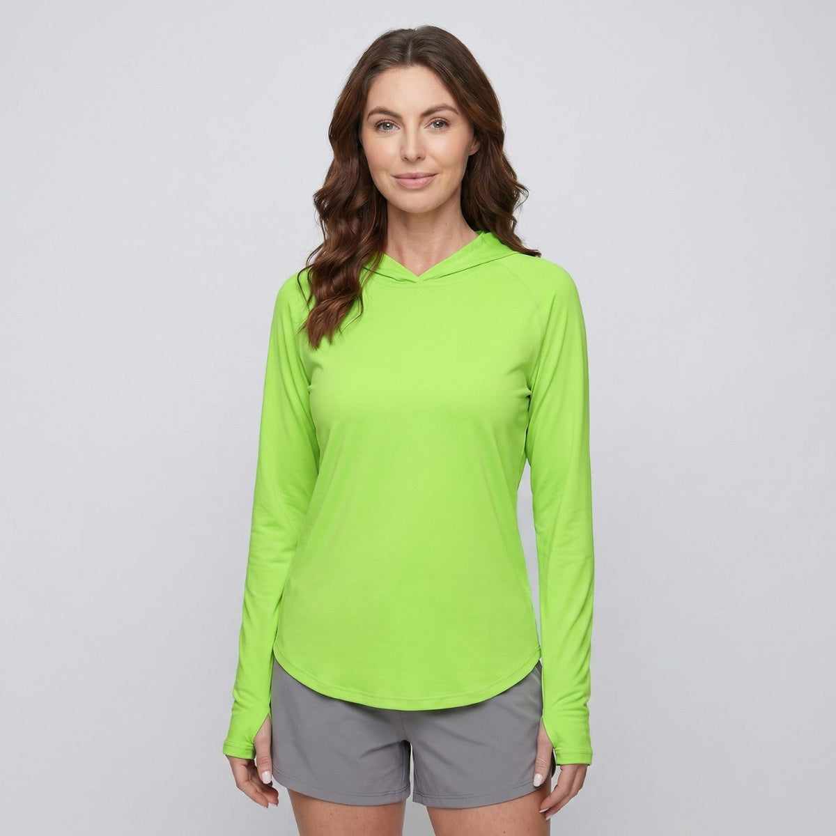 Damen-Sonnenhoodie - UPF 50+ Leichtes Kapuzen-UV-Schutz-Oberteil
