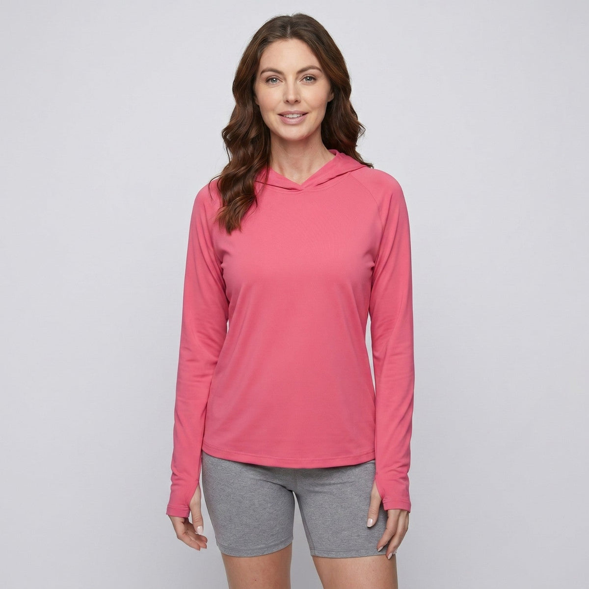 Damen-Sonnenhoodie - UPF 50+ Leichtes Kapuzen-UV-Schutz-Oberteil