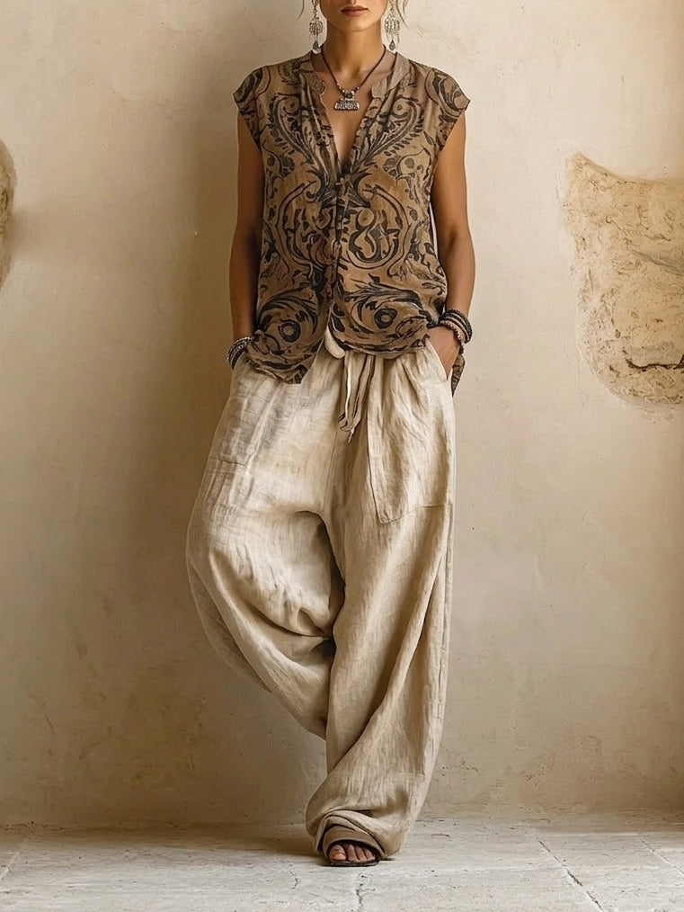 GIULIA Lagiges Fließendes Bohemian Set