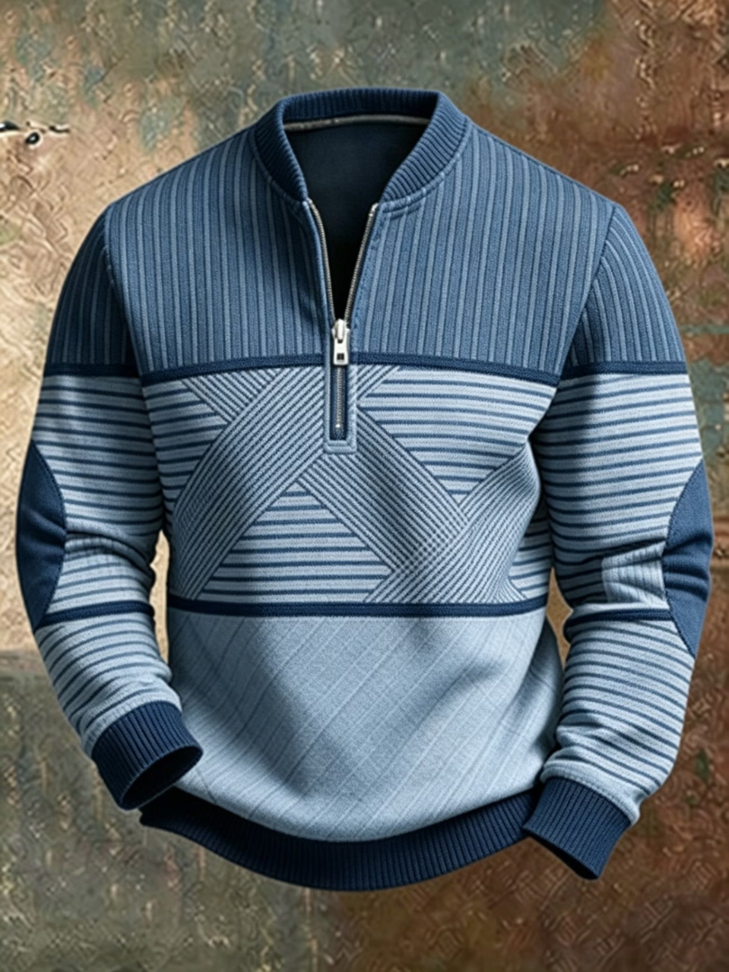 Herren Half-Zip Pullover
