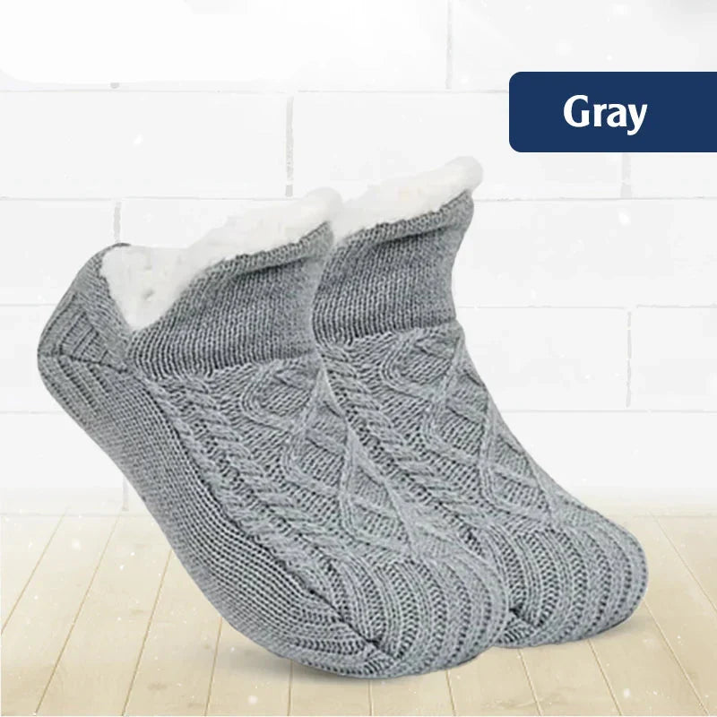 Gefütterte rutschfeste Thermosocken