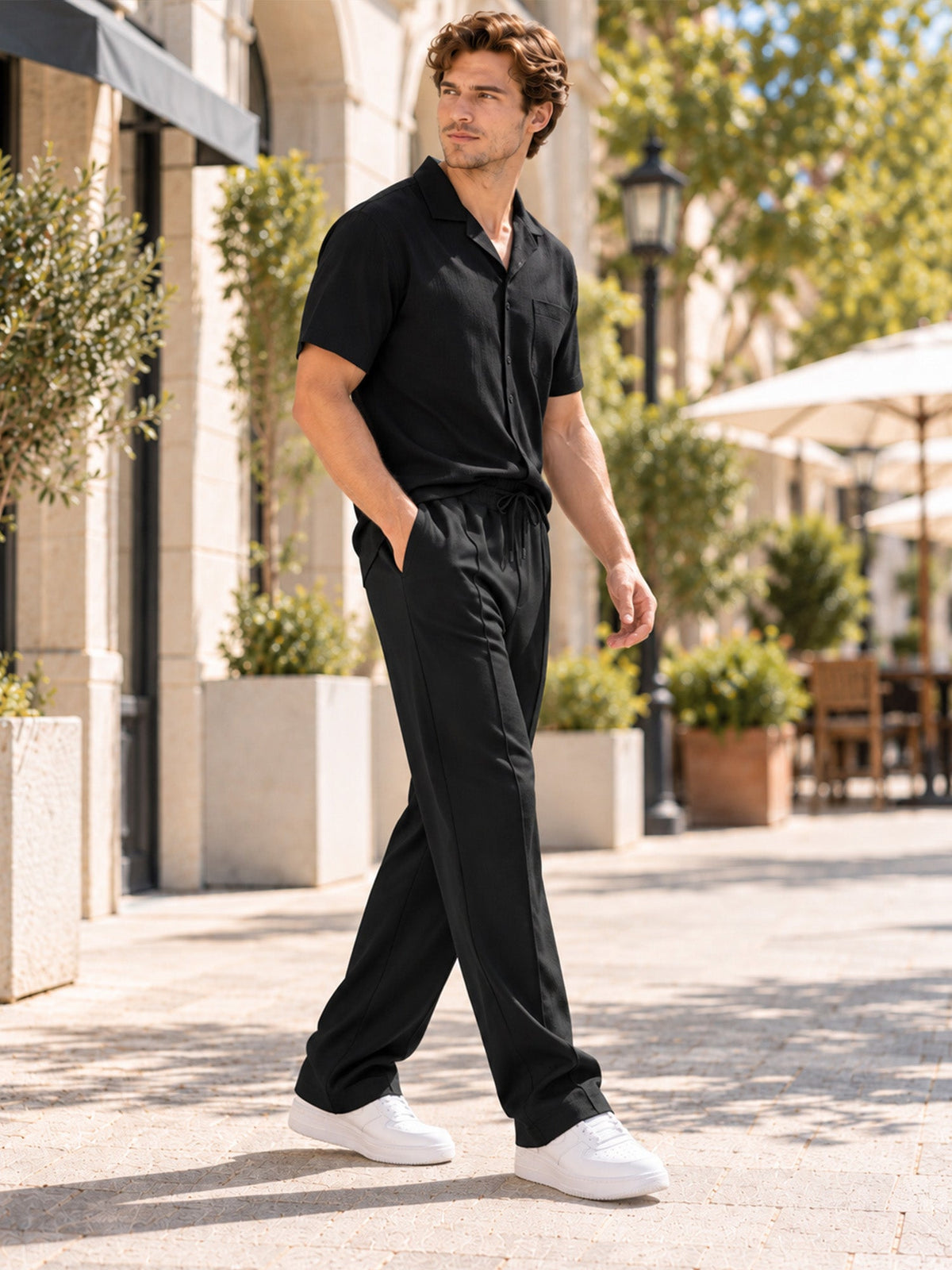 Sporthose für Männer in entspannter, lockerer Passform