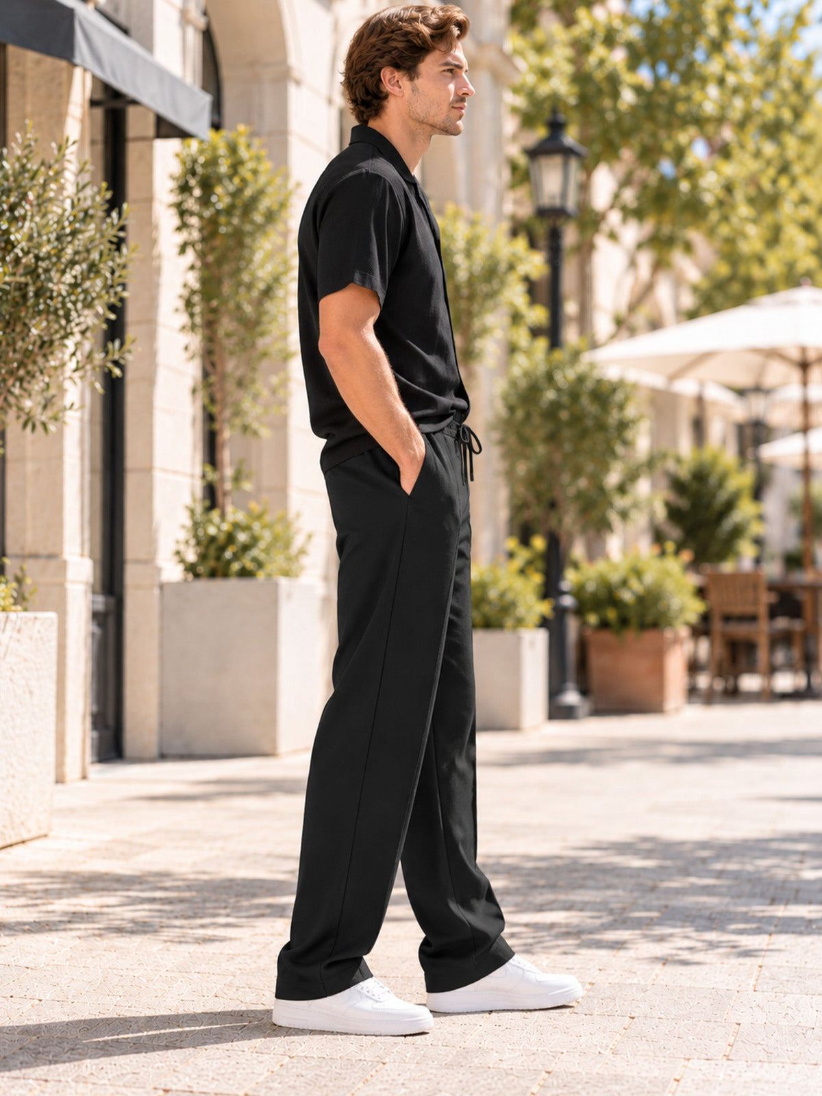 Sporthose für Männer in entspannter, lockerer Passform