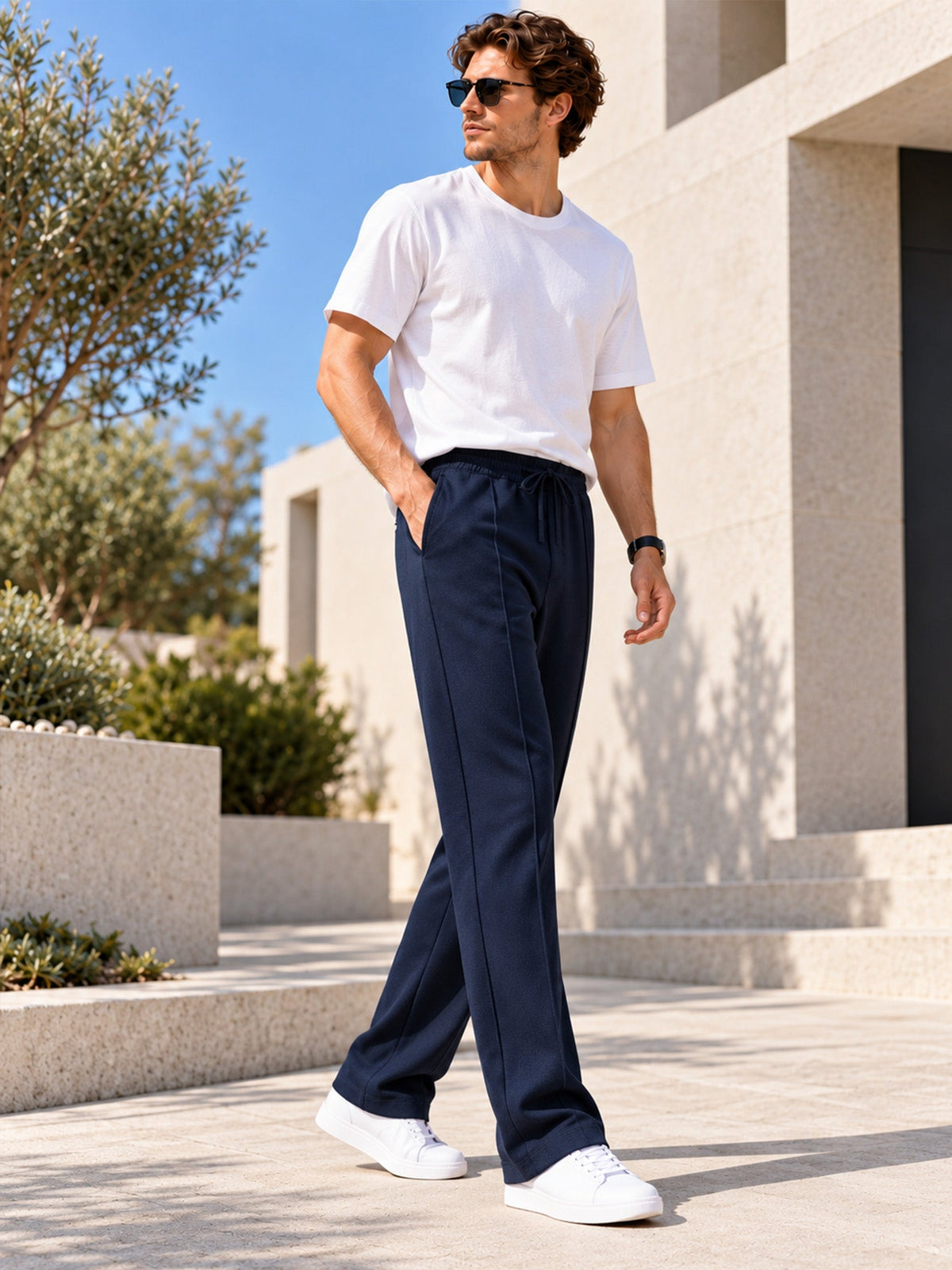 Sporthose für Männer in entspannter, lockerer Passform