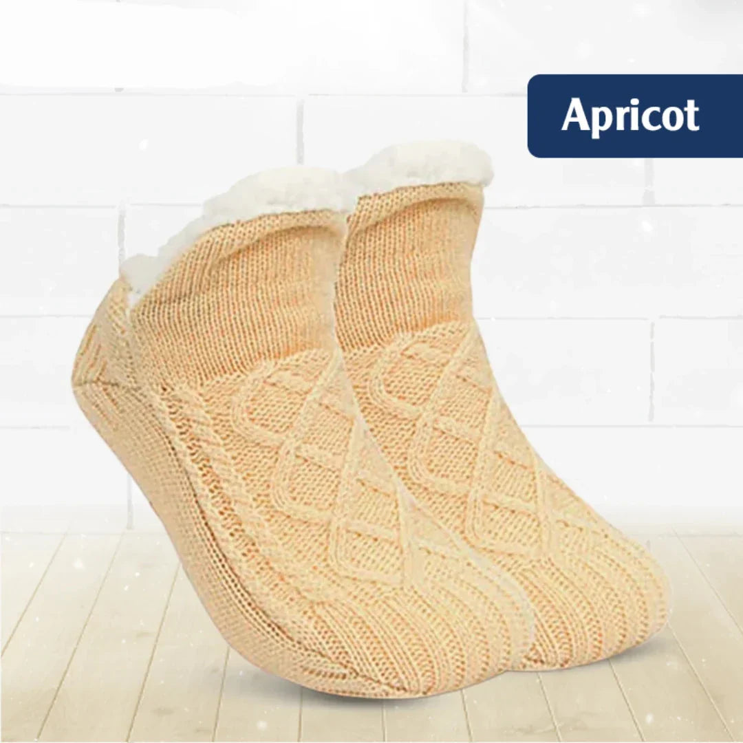 Gefütterte rutschfeste Thermosocken