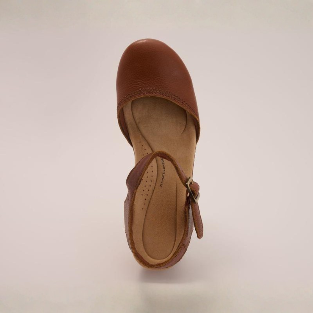 Nora Leder-Plateau-Clogs