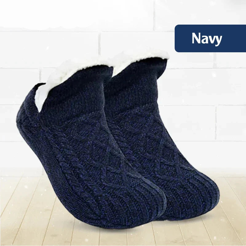 Gefütterte rutschfeste Thermosocken