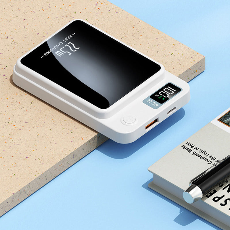 Powerbank 20.000 mAh mit 22,5 W Schnellladen und 15 W kabellosem Qi-Laden