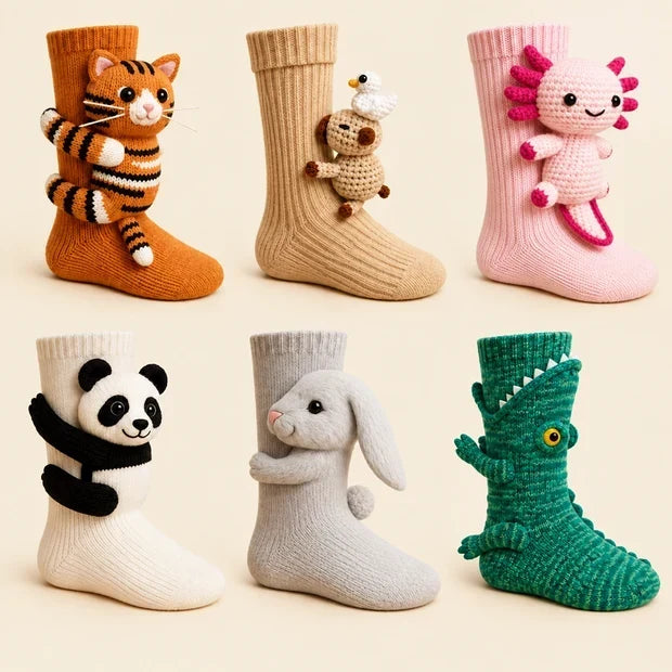 3D Tiersocken