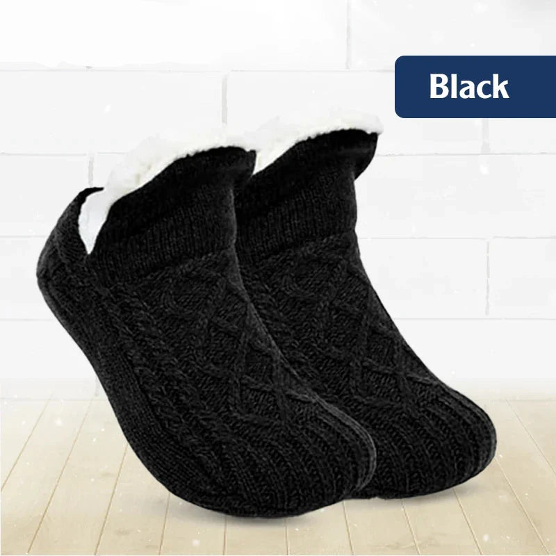 Gefütterte rutschfeste Thermosocken