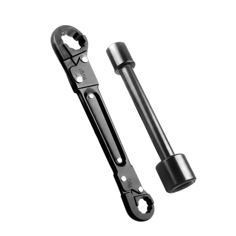 Kompressionshülsen-Abzieher-Werkzeug für 1/2' & 3/4' Messingleitungen, Rostbeständiger Ferrule-Entferner, Rohrring-Extraktionskit für korrodierte/festsitzende Absperrhähne, entfernt Mutter & Ferrule s
