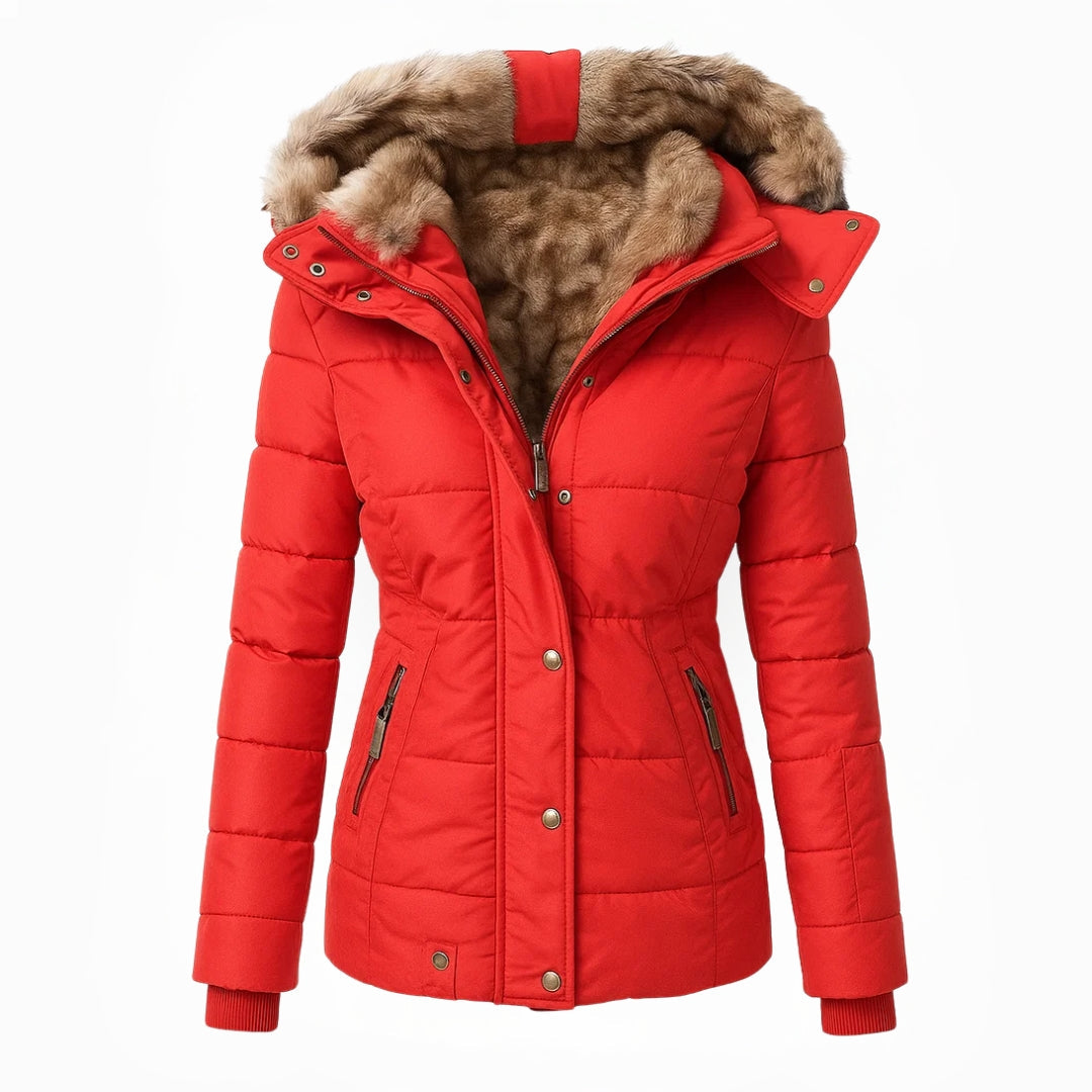 Warme isolierte Damen-Winterjacke