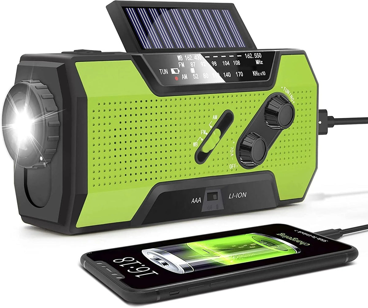 All-In-One Notfallradio mit 4000mAh Akku