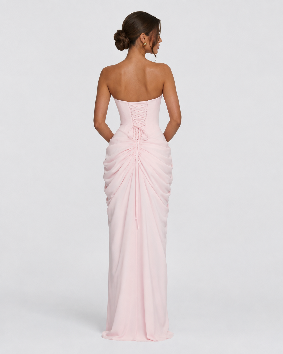 Main Character Drape Abendkleid