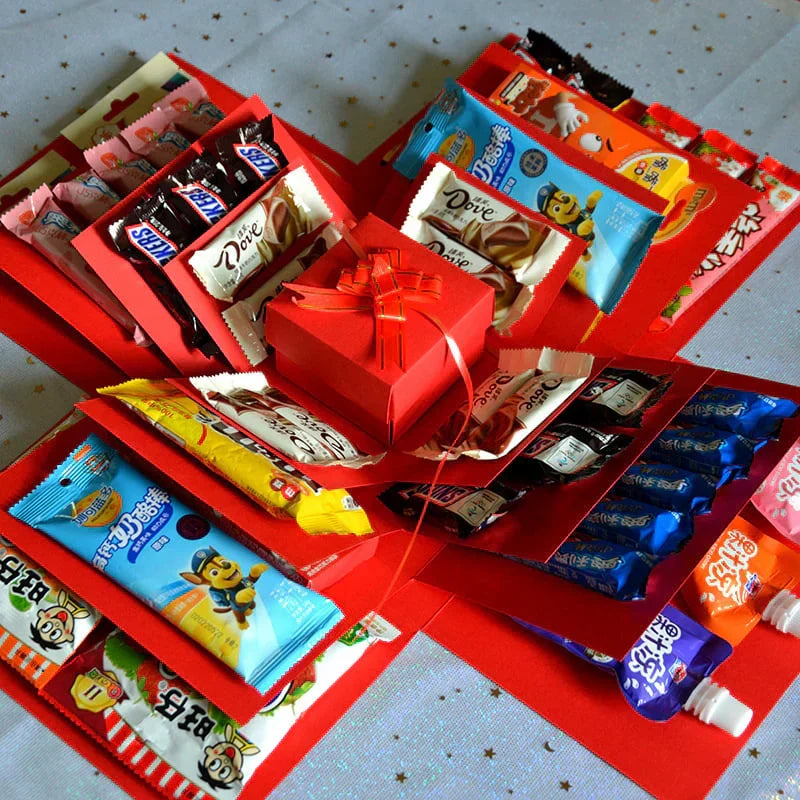 Riesige Weihnachts Überraschung Geschenk Explosion Kasten