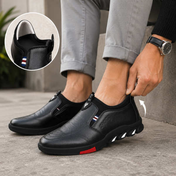 Elegante Herrenschuhe mit rutschfester Sohle