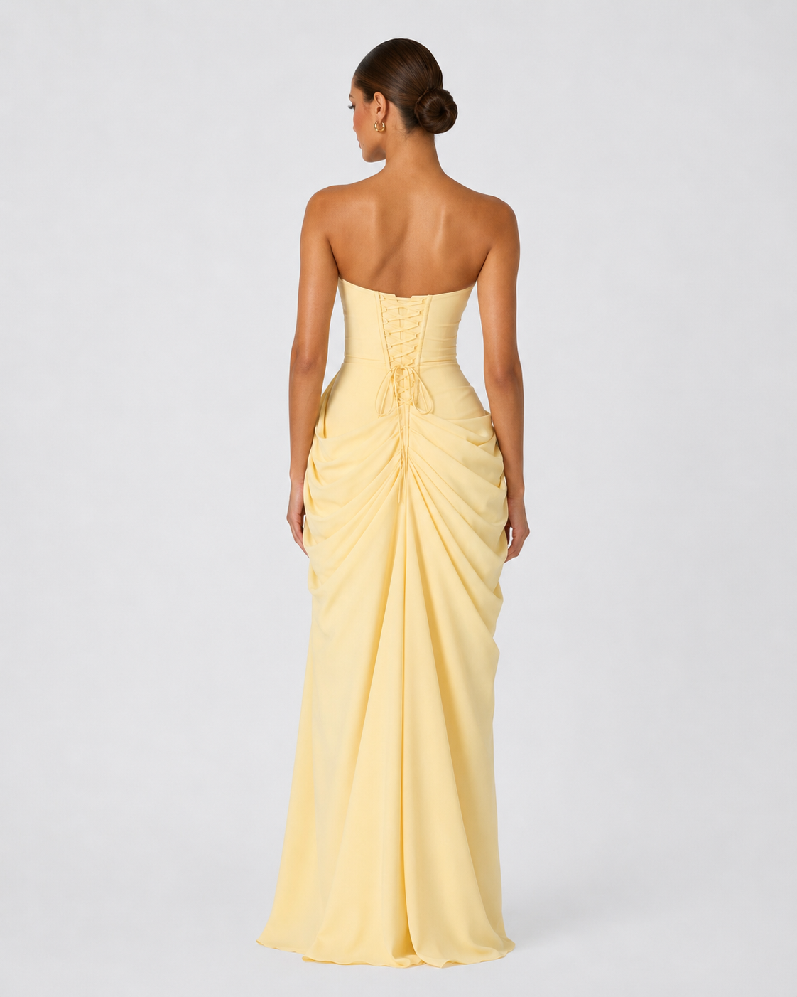 Main Character Drape Abendkleid