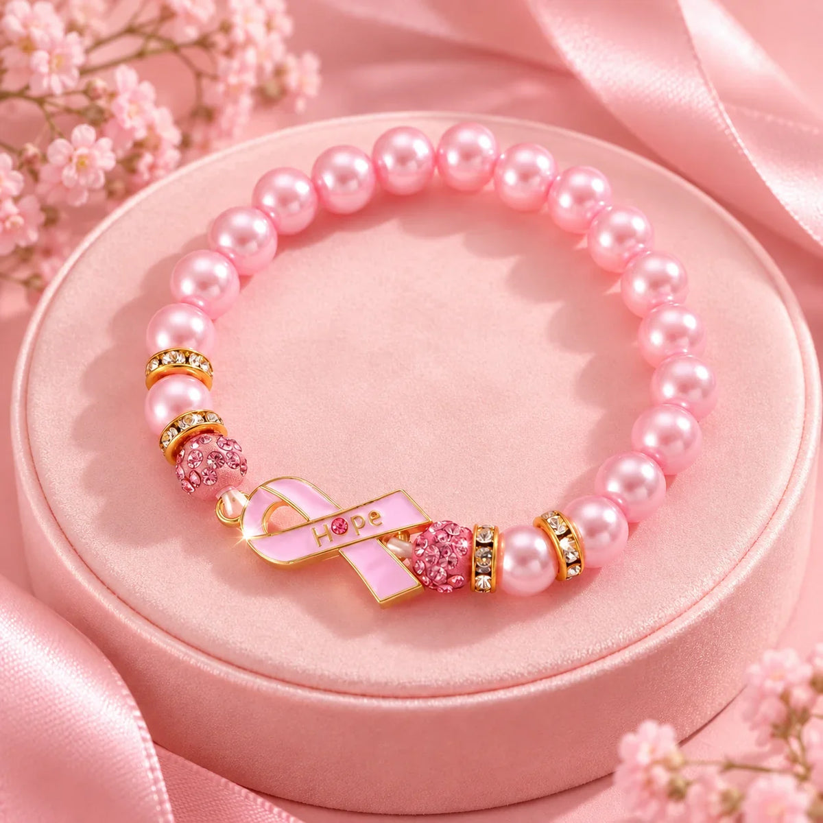 Rosa Hoffnung Armband