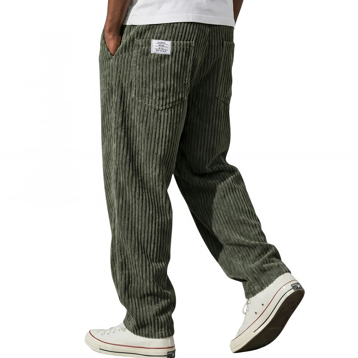 Herren Corduroy-Hose mit elastischem Bund
