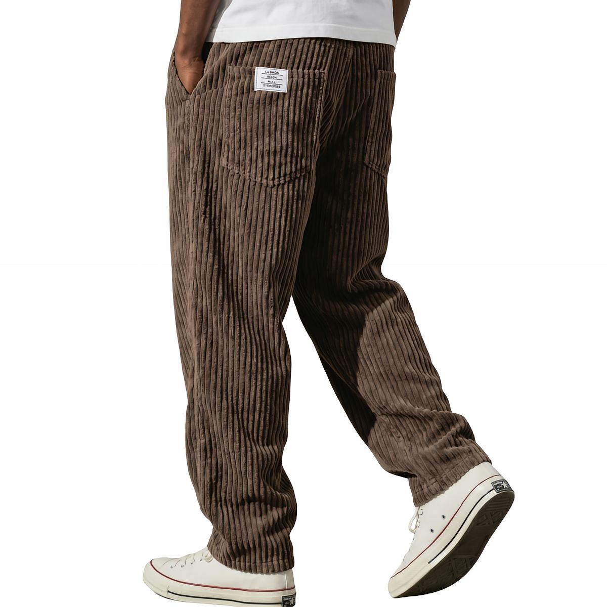 Herren Corduroy-Hose mit elastischem Bund
