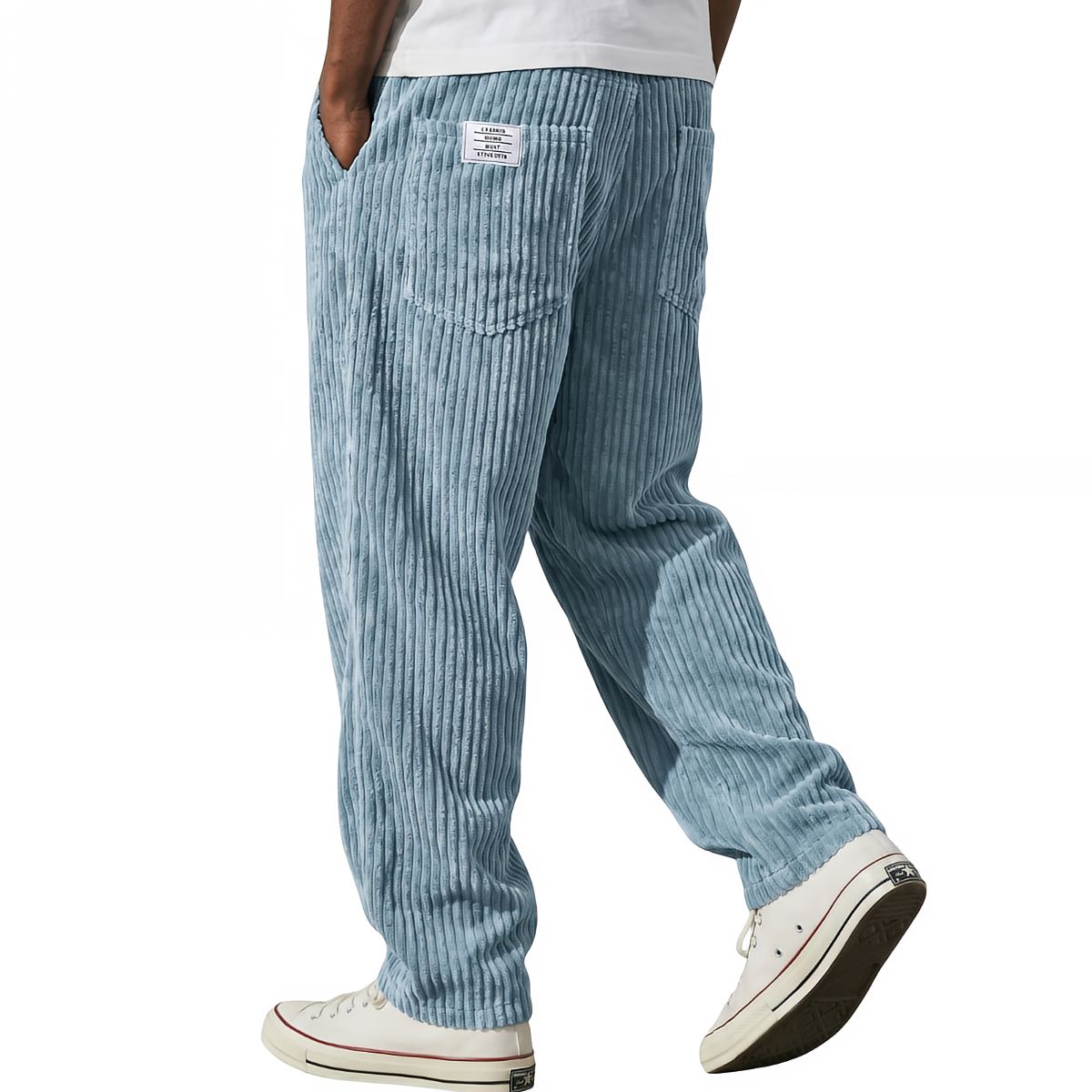 Herren Corduroy-Hose mit elastischem Bund