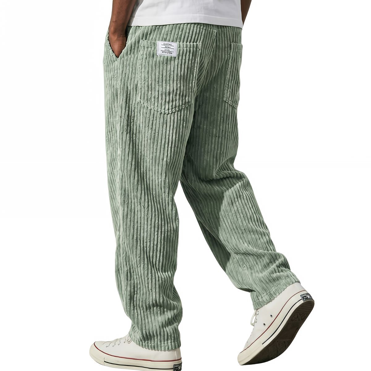 Herren Corduroy-Hose mit elastischem Bund