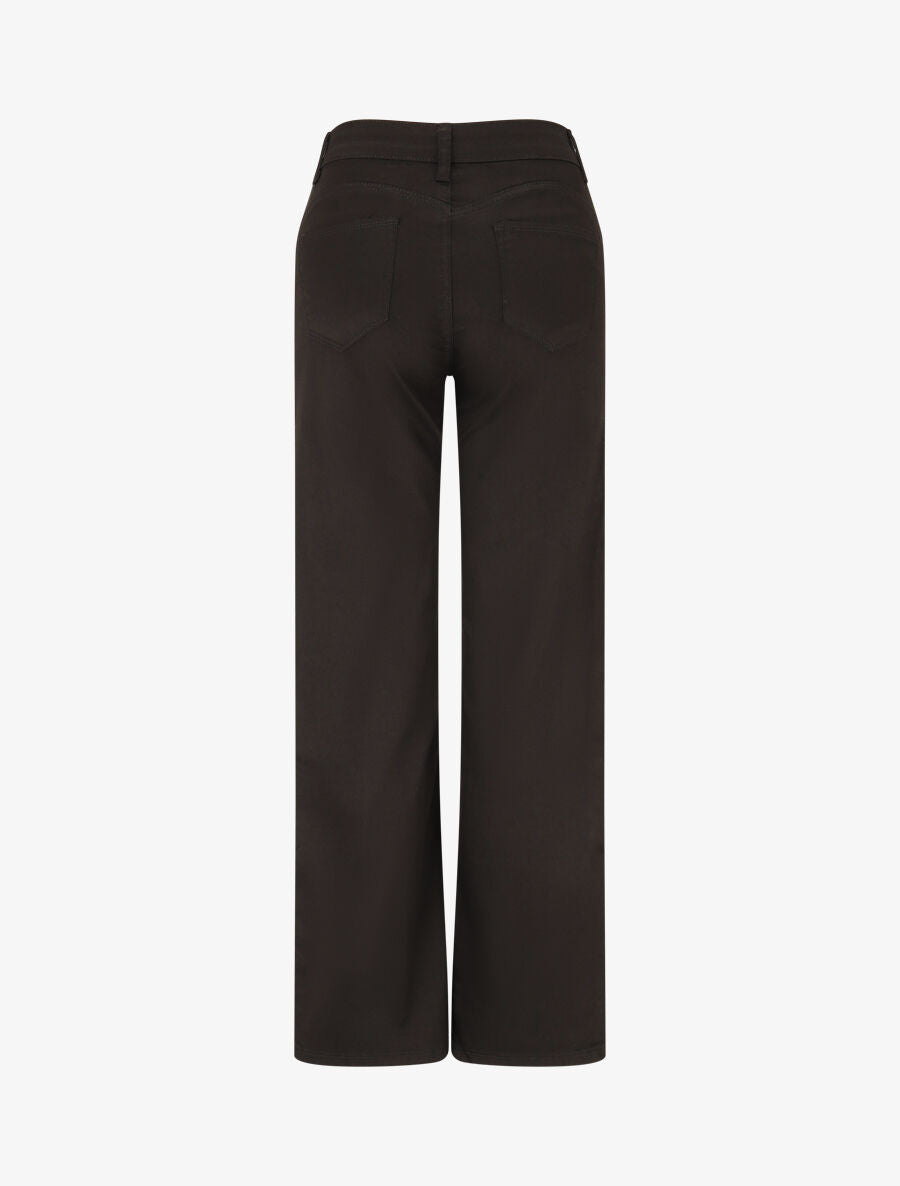 Gerade Push-up-Jeans mit 5 Taschen - Schwarz