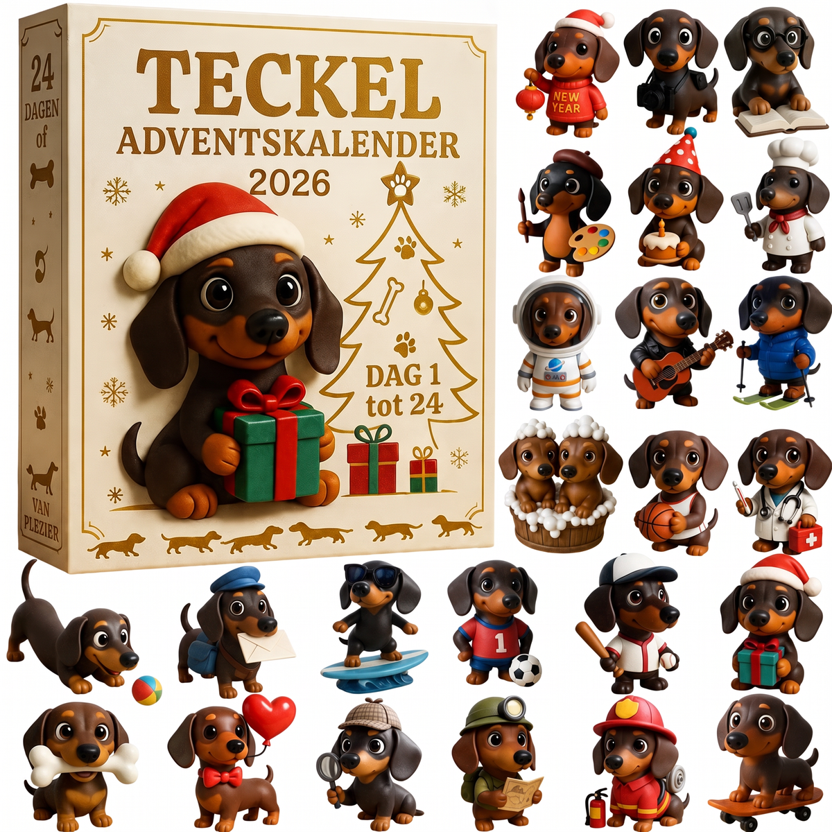 Dackel Adventskalender