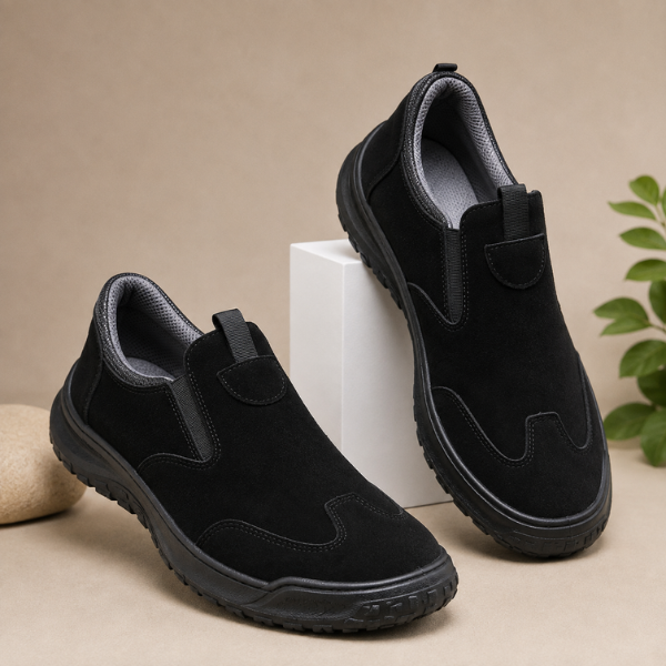 Herrenschuh, sehr leicht, mit rutschfester Sohle