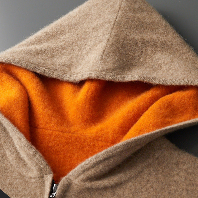 Koji Reversible Kaschmir-Zip-Jacke