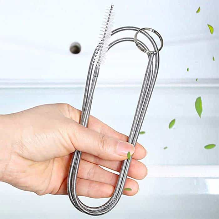 Set zur Reinigung des Kühlschrankablaufs, Schlauch 1 m