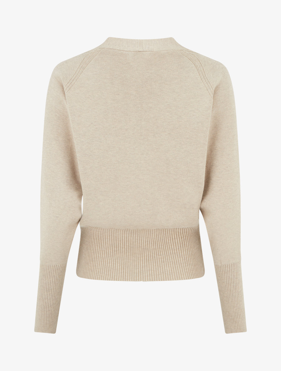 Taillierter Pullover aus Kaschmirstrick