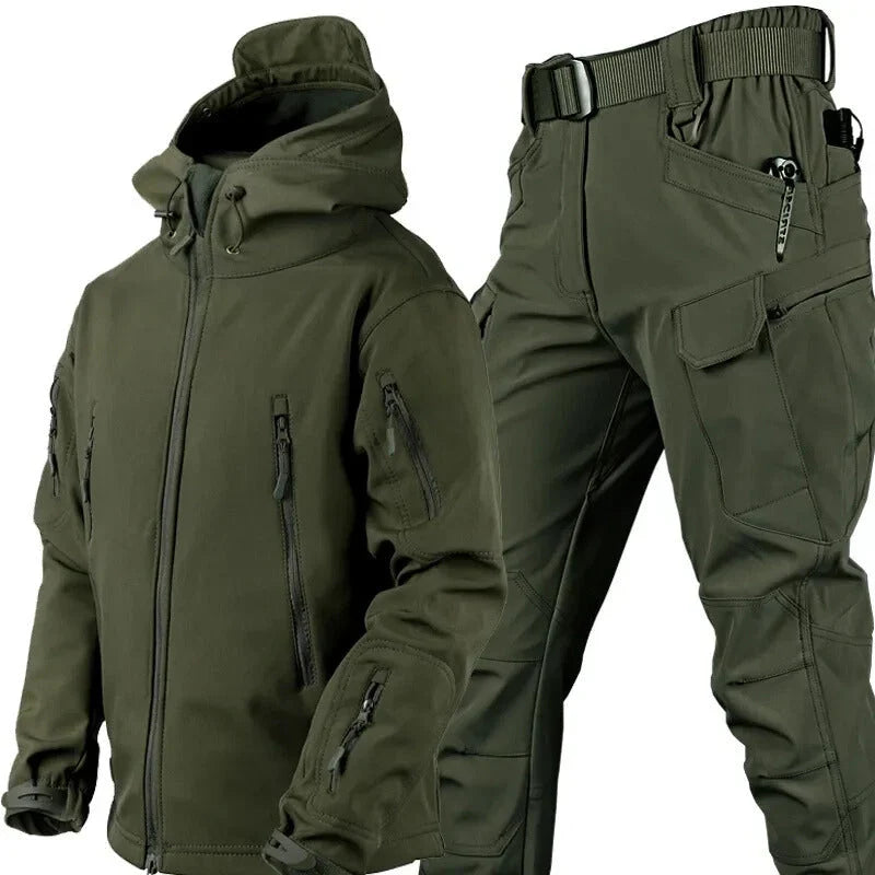 Herren Outdoor-Set wasserdicht mit Fleecefutter