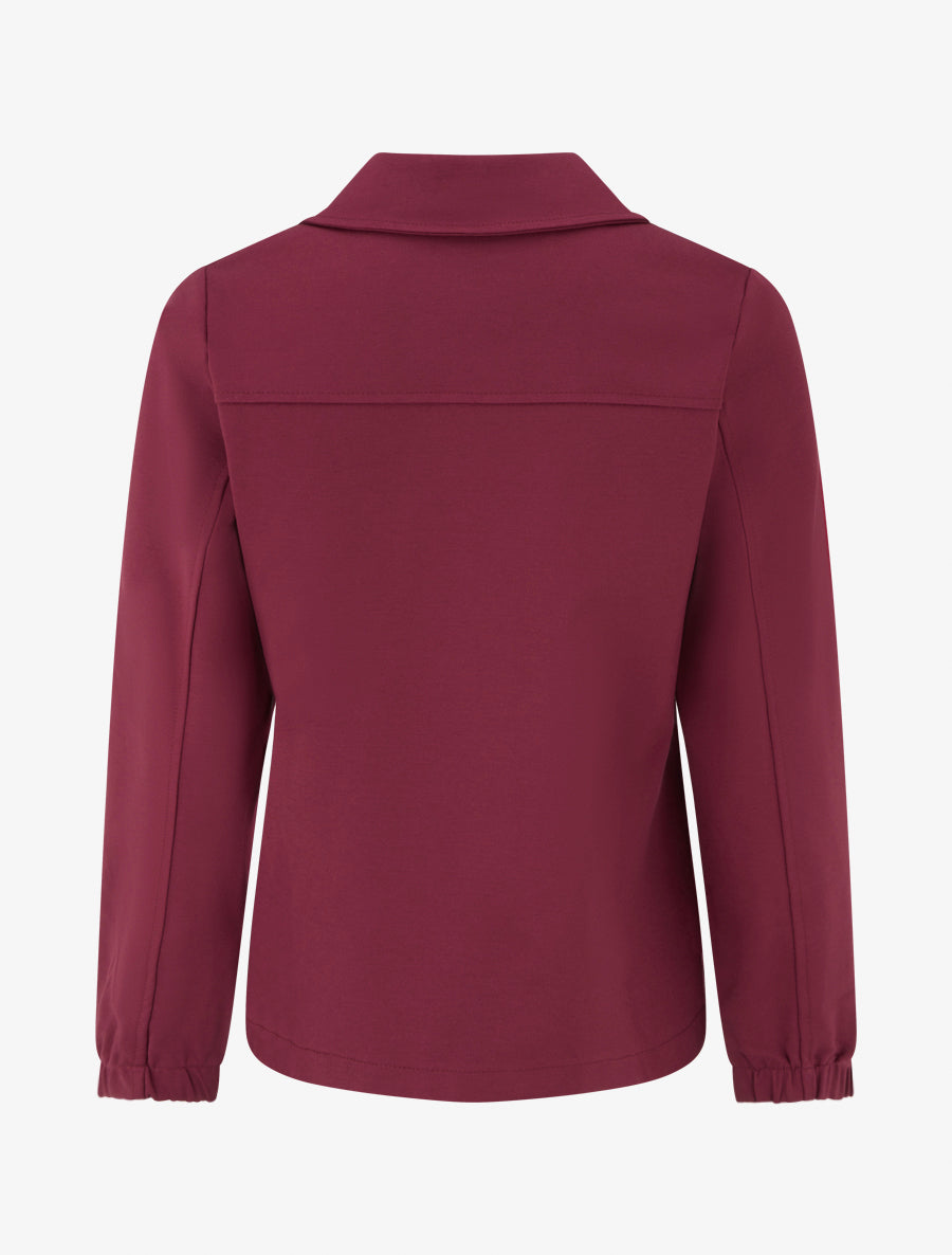 Stretch-Jacke mit Stehkragen