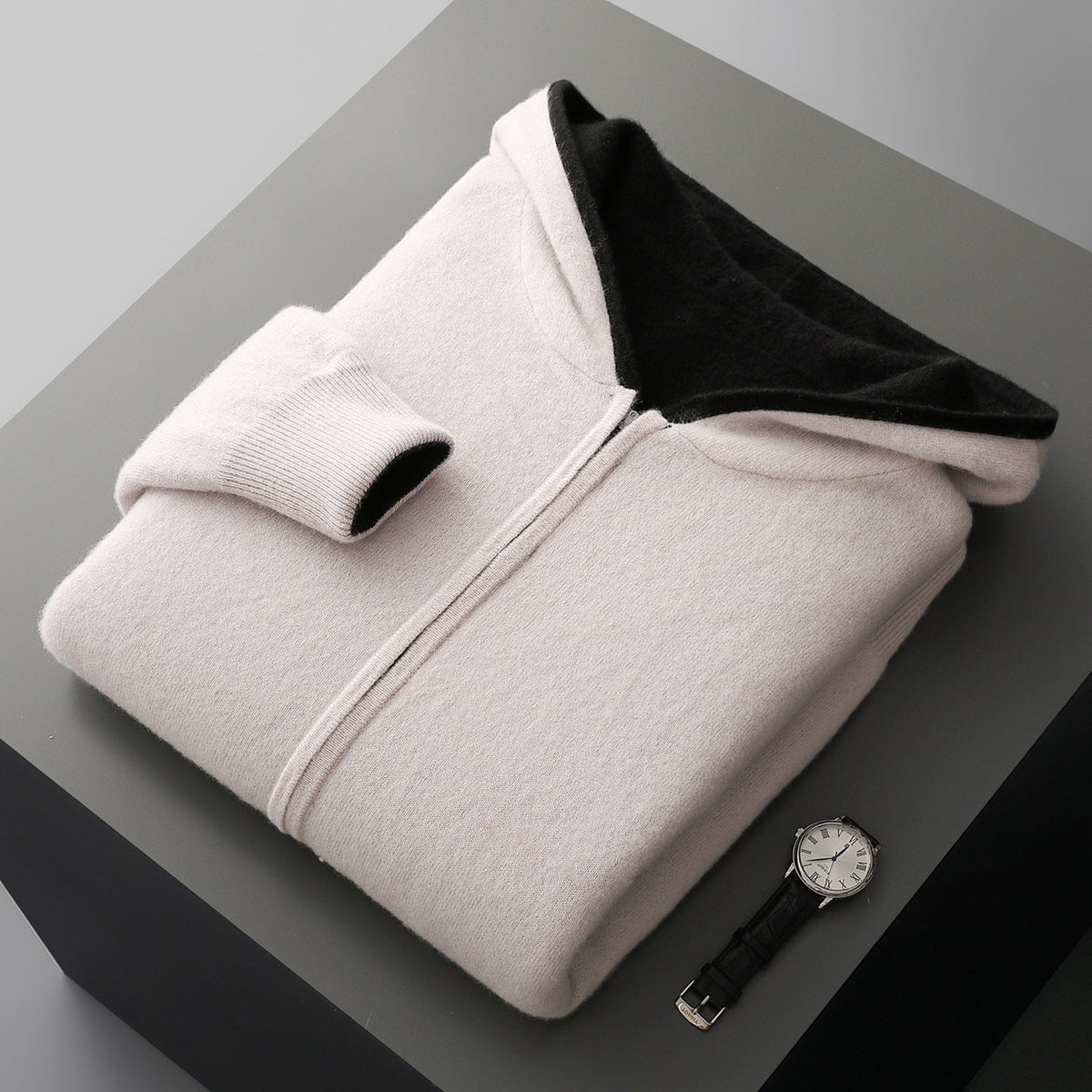 Koji Reversible Kaschmir-Zip-Jacke