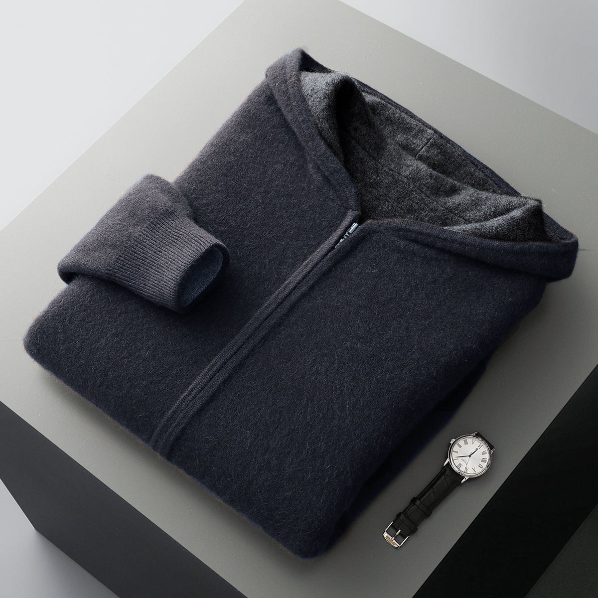 Koji Reversible Kaschmir-Zip-Jacke