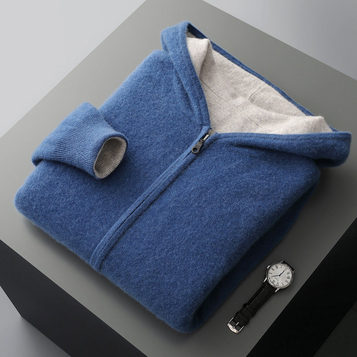 Koji Reversible Kaschmir-Zip-Jacke