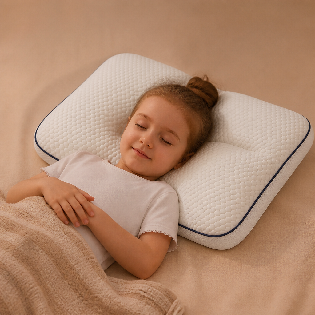 Ergonomisches Nackenstützkissen aus Memory-Schaum für Kinder
