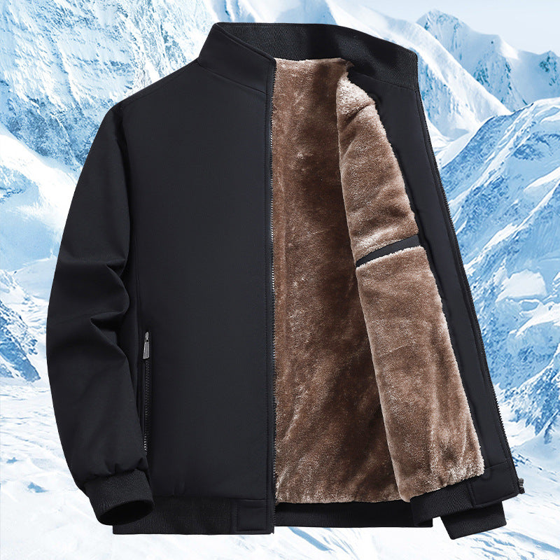 Herren Fleece-gefütterte Softshell-Jacke