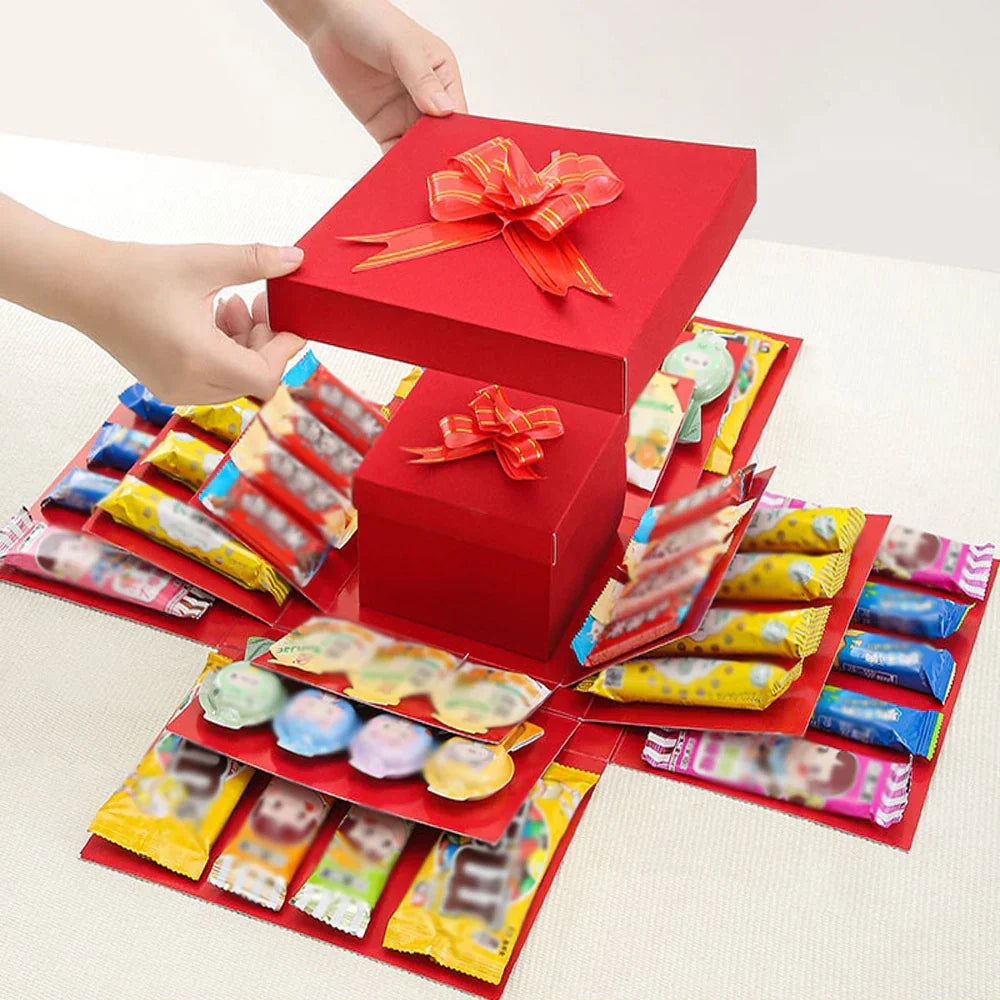 Riesige Weihnachts Überraschung Geschenk Explosion Kasten