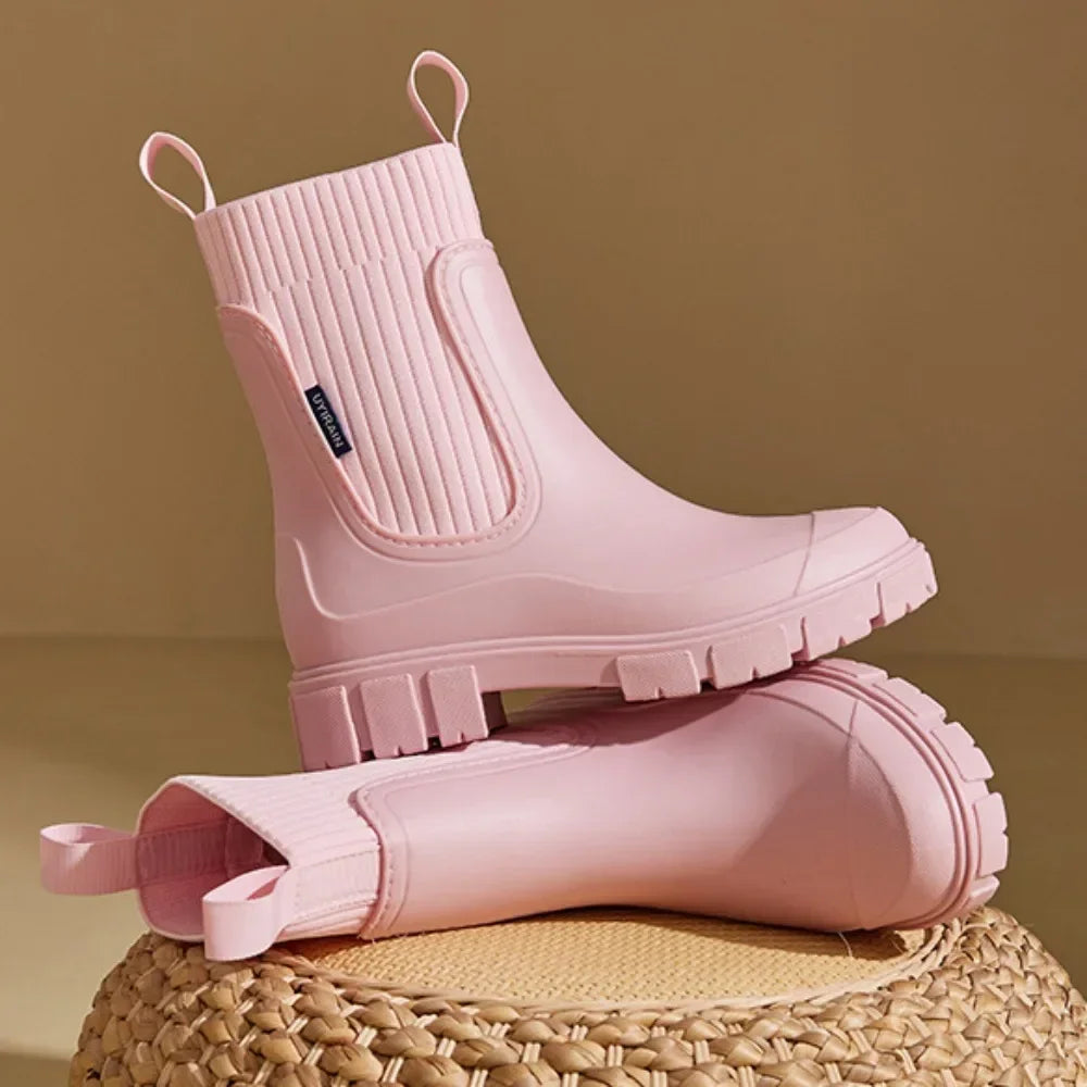 Chelsea Wasserdichte Damen-Regenstiefel mit Komfortsohle