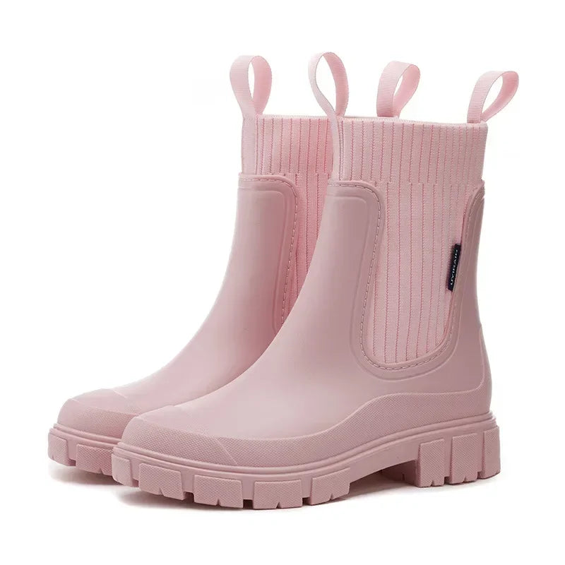 Chelsea Wasserdichte Damen-Regenstiefel mit Komfortsohle