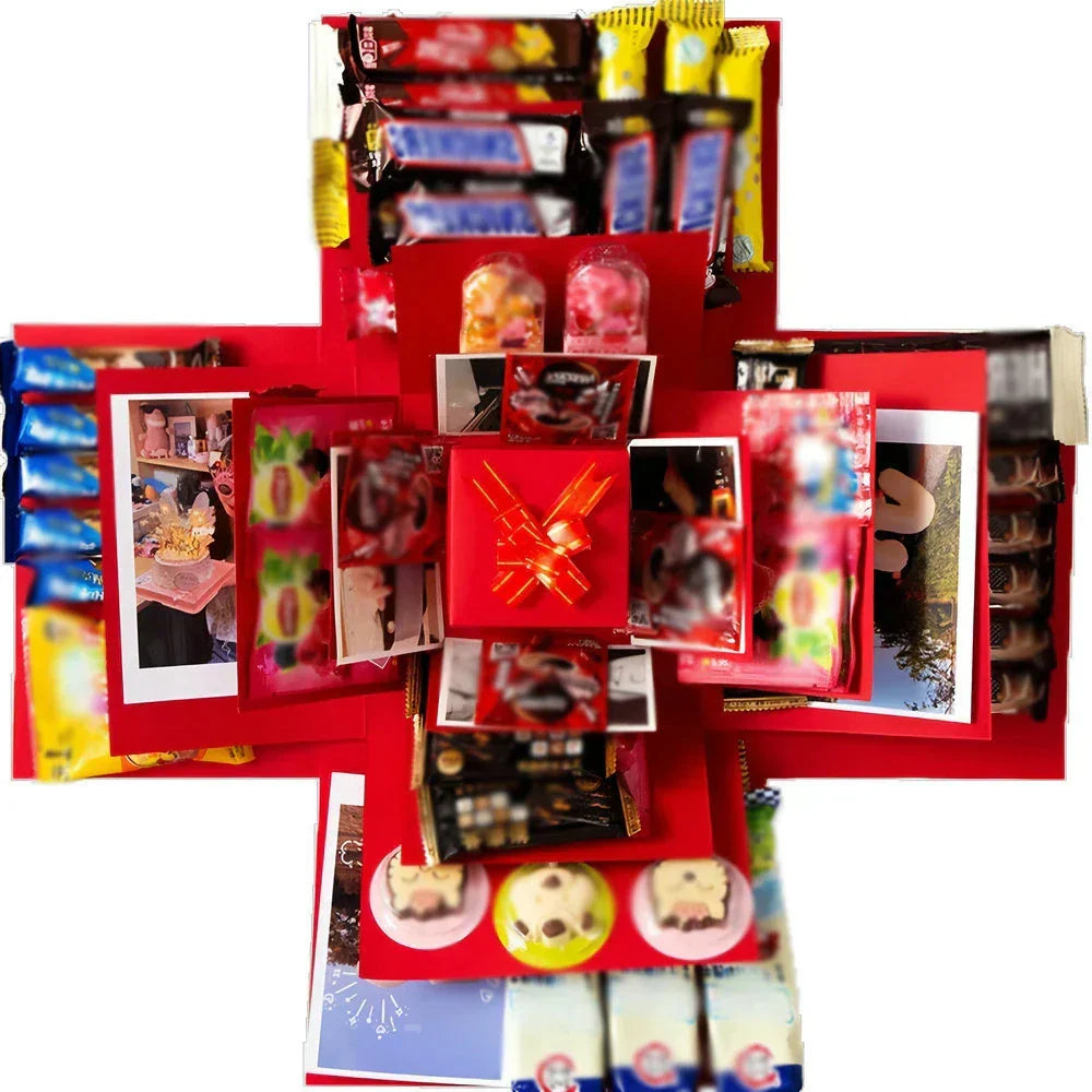 Riesige Weihnachts Überraschung Geschenk Explosion Kasten