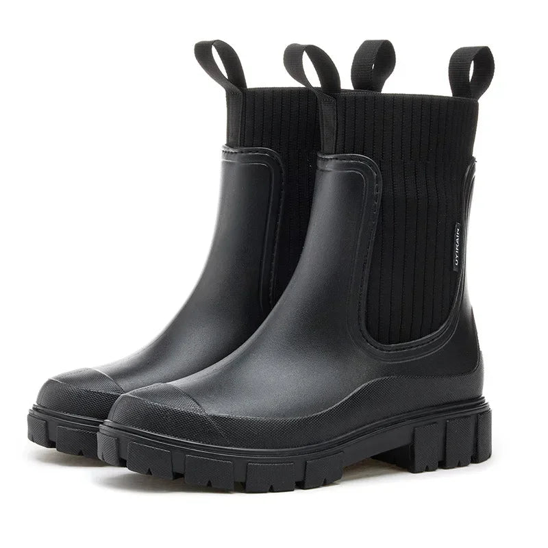 Chelsea Wasserdichte Damen-Regenstiefel mit Komfortsohle