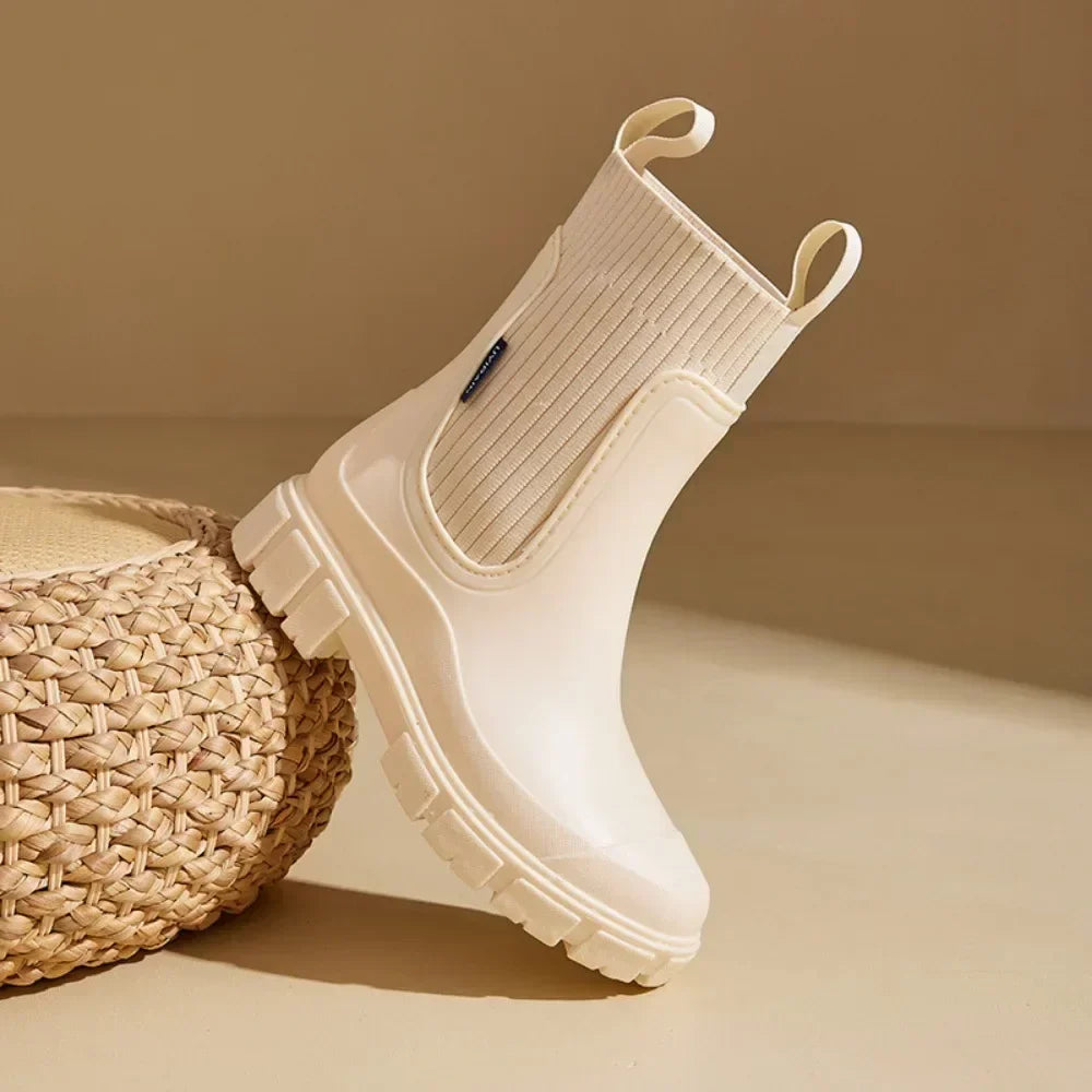 Chelsea Wasserdichte Damen-Regenstiefel mit Komfortsohle